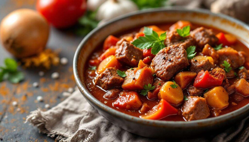 Z tego mięsa gulasz wychodzi wyśmienity. Soczysty, aksamitny i pełen głębi