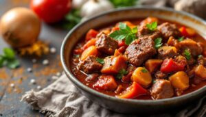 Z tego mięsa gulasz wychodzi wyśmienity. Soczysty, aksamitny i pełen głębi