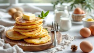 Co weekend smażę na śniadanie szwedzkie placuszki. Są jeszcze delikatniejsze od zwykłych racuchów