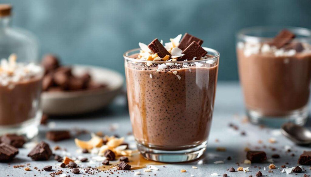Pudding czekoladowy z chia - na lepsze trawienie i więcej białka w diecie