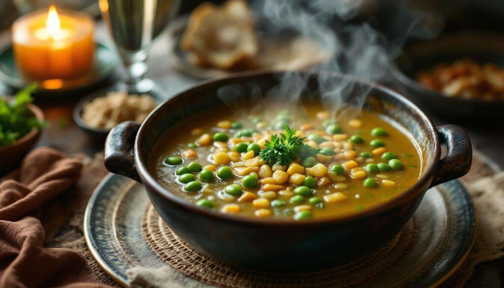 Jem na obiad i nawet nie myślę o deserze. Danie dużo lepsze od typowej grochówki