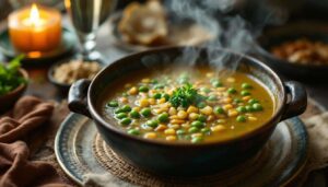 Jem na obiad i nawet nie myślę o deserze. Danie dużo lepsze od typowej grochówki