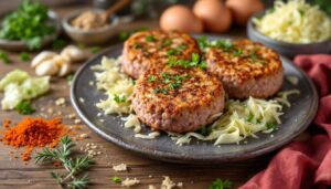 Do masy na kotlety mielone ścieram 1 taniutkie warzywo. Wychodzą tak pulchne i lekkie, że jem 4 na raz