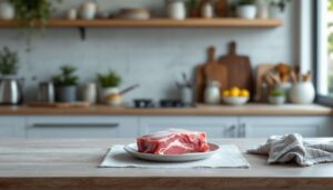 Mięso rozmrażam 3x szybciej niż ty. Żadna woda czy mikrofala, wystarczy sięgnąć do szafki kuchennej