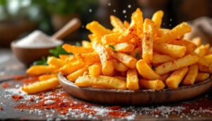 Patent na idealnie chrupiące frytki z piekarnika. Dodaj jeden składnik